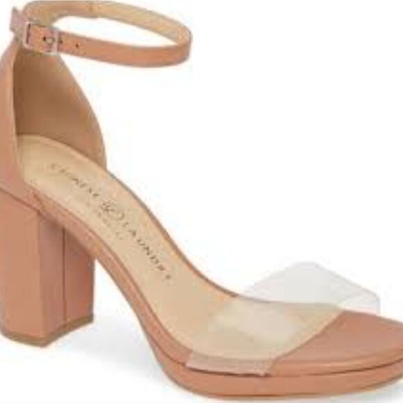 BRAND NEW CHINESE LAUNDRY WOMEN'S TERI CLEAR ANKLE STRAP BLOCK HEEL SANDALS - Picture 16 of 16